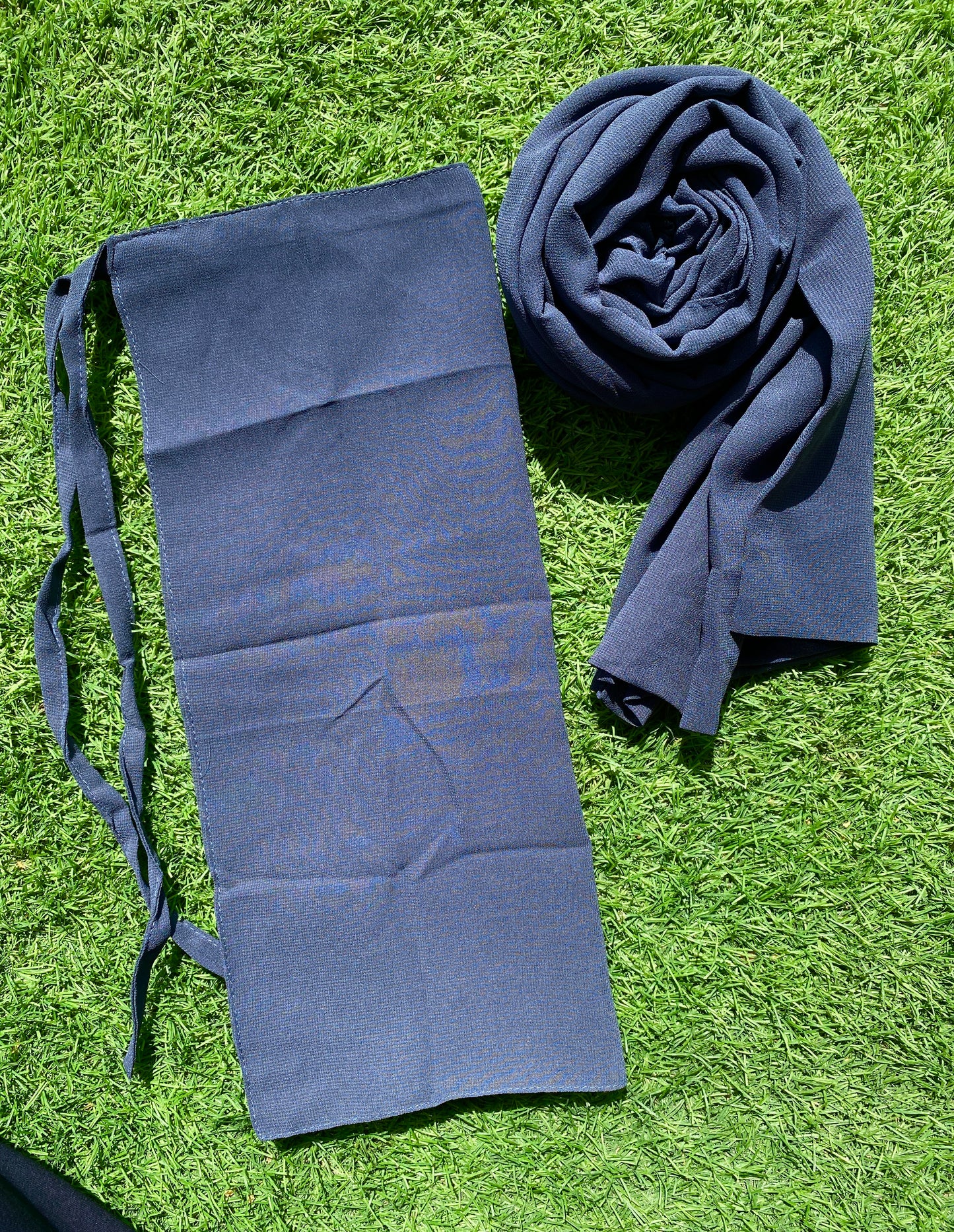 Hijab Naqab Set - Navy Blue