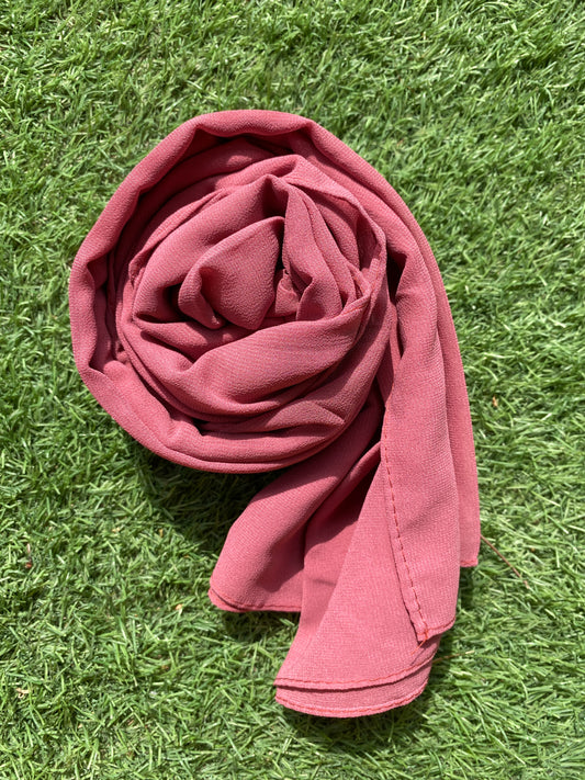 Georgette Hijab - Wild Orchid