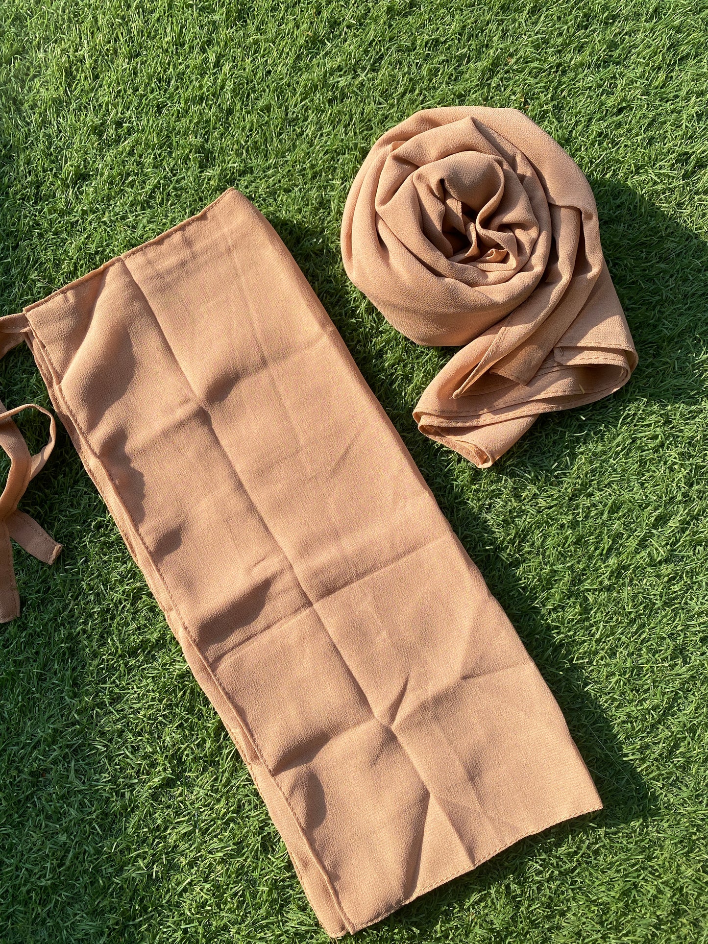 Hijab Naqab Set - Dusty Brown