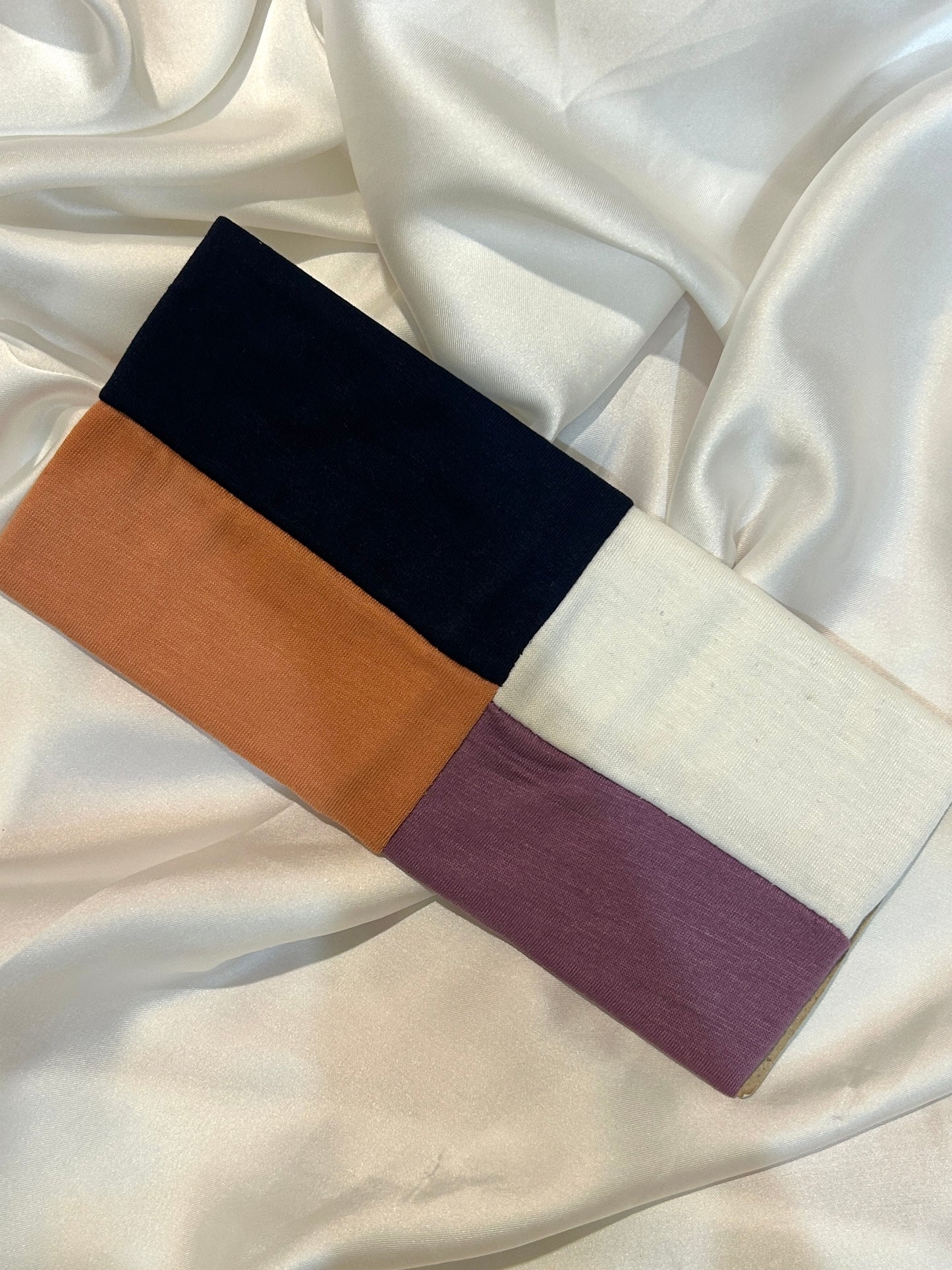 4 in 1 Caps - Black, White, Peach Lavender