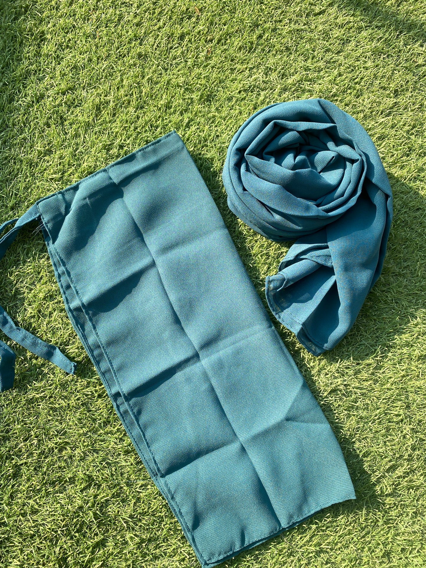 Hijab Naqab Set - Ice Blue