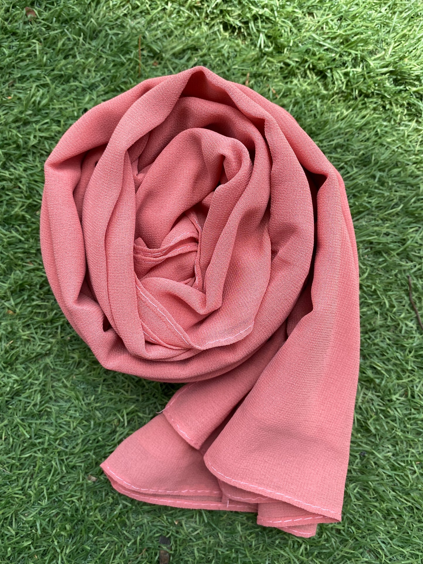 Georgette Hijab - Rose Pink