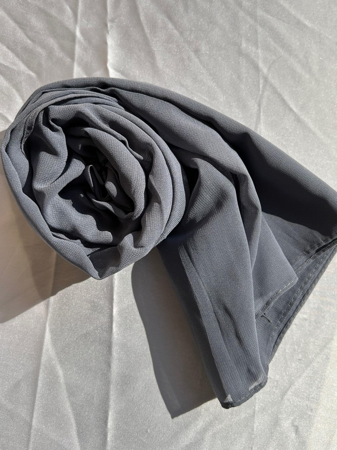 Georgette Hijab - Ash Grey