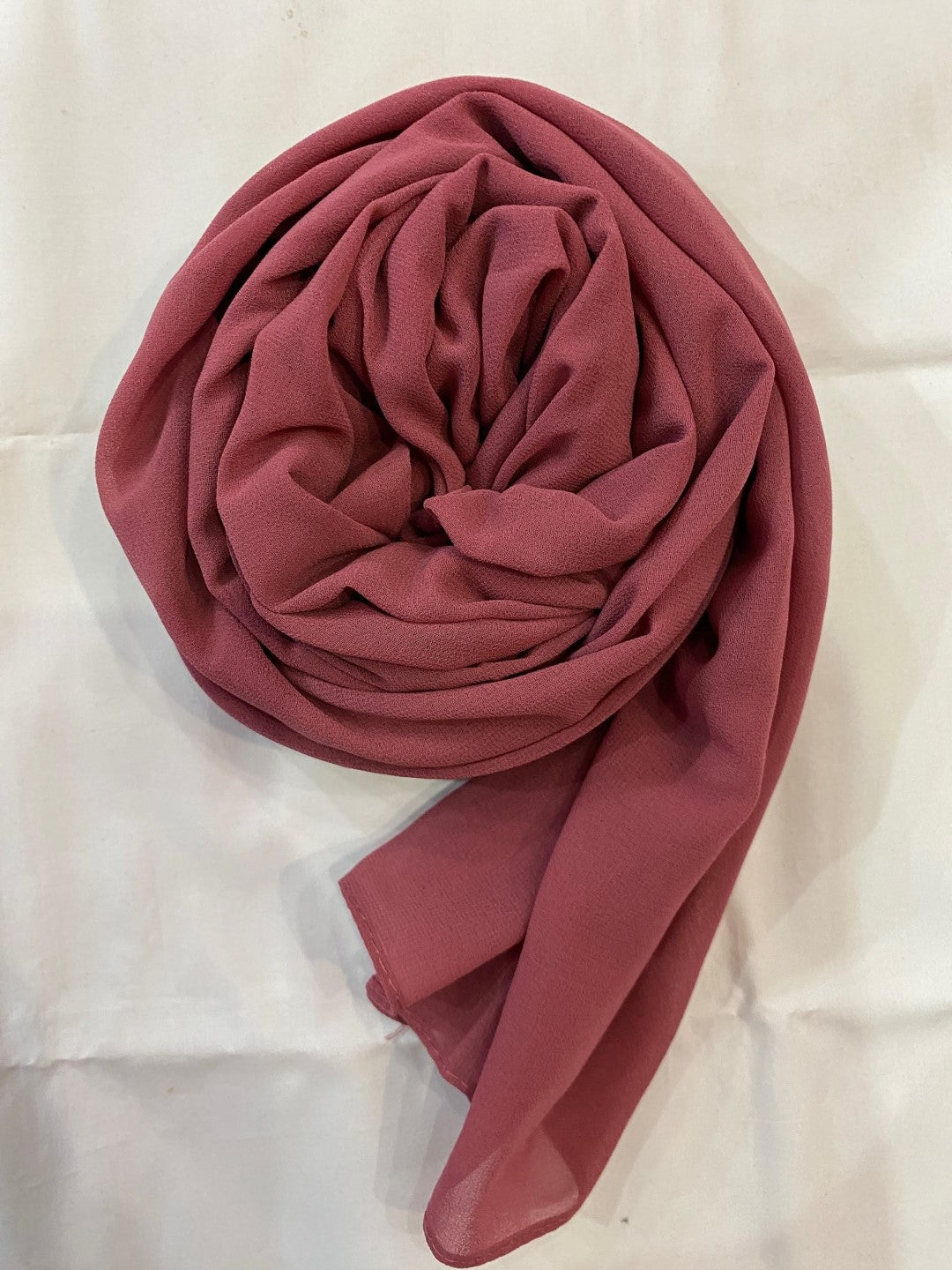 Georgette Hijab - Deep Pink