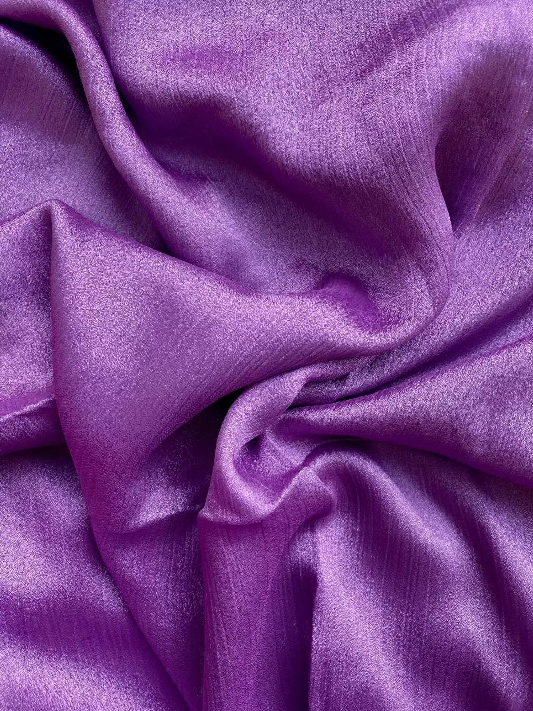 Crinkle Silk Hijab - Lilac