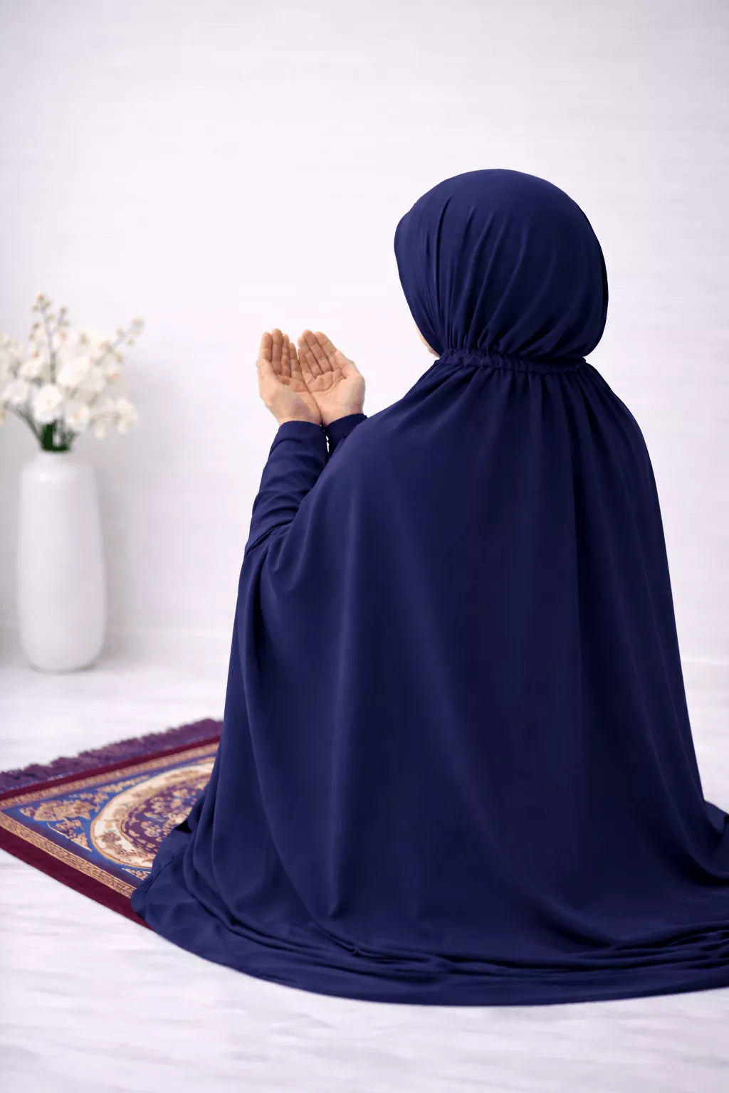 Namaz Chaddar - Navy Blue