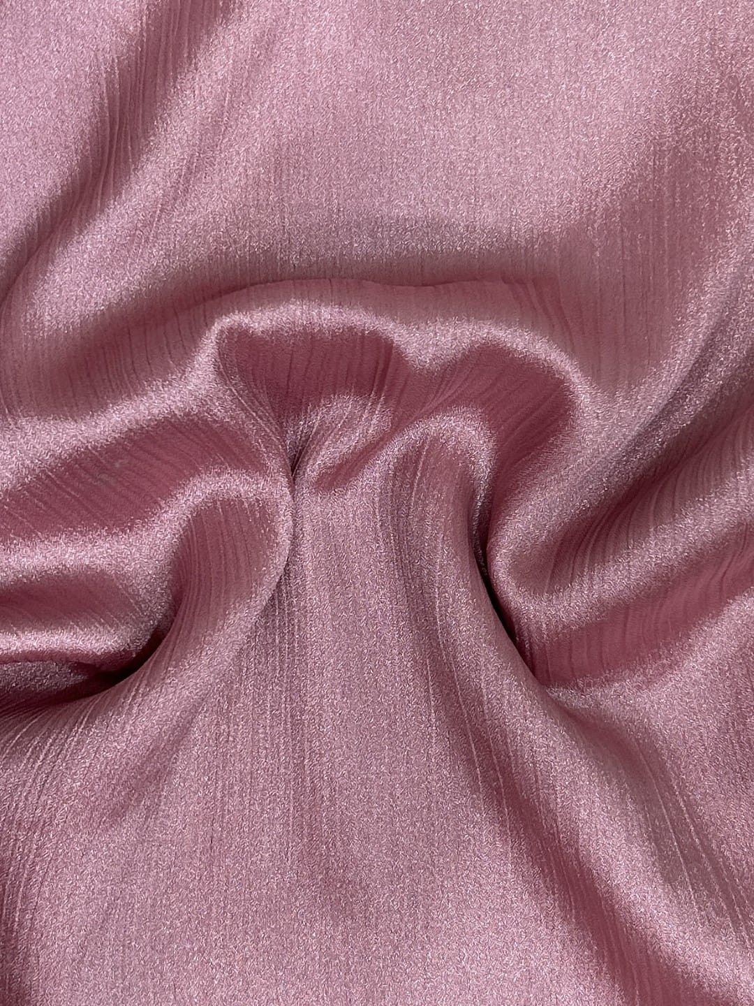 Crinkle Silk Hijab - Pink