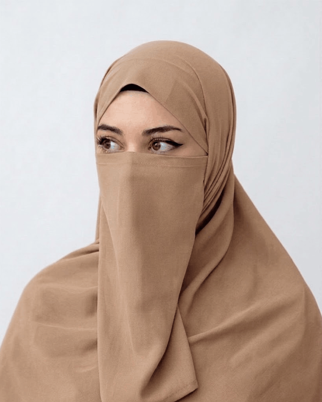 Hijab Naqab Set - Beige