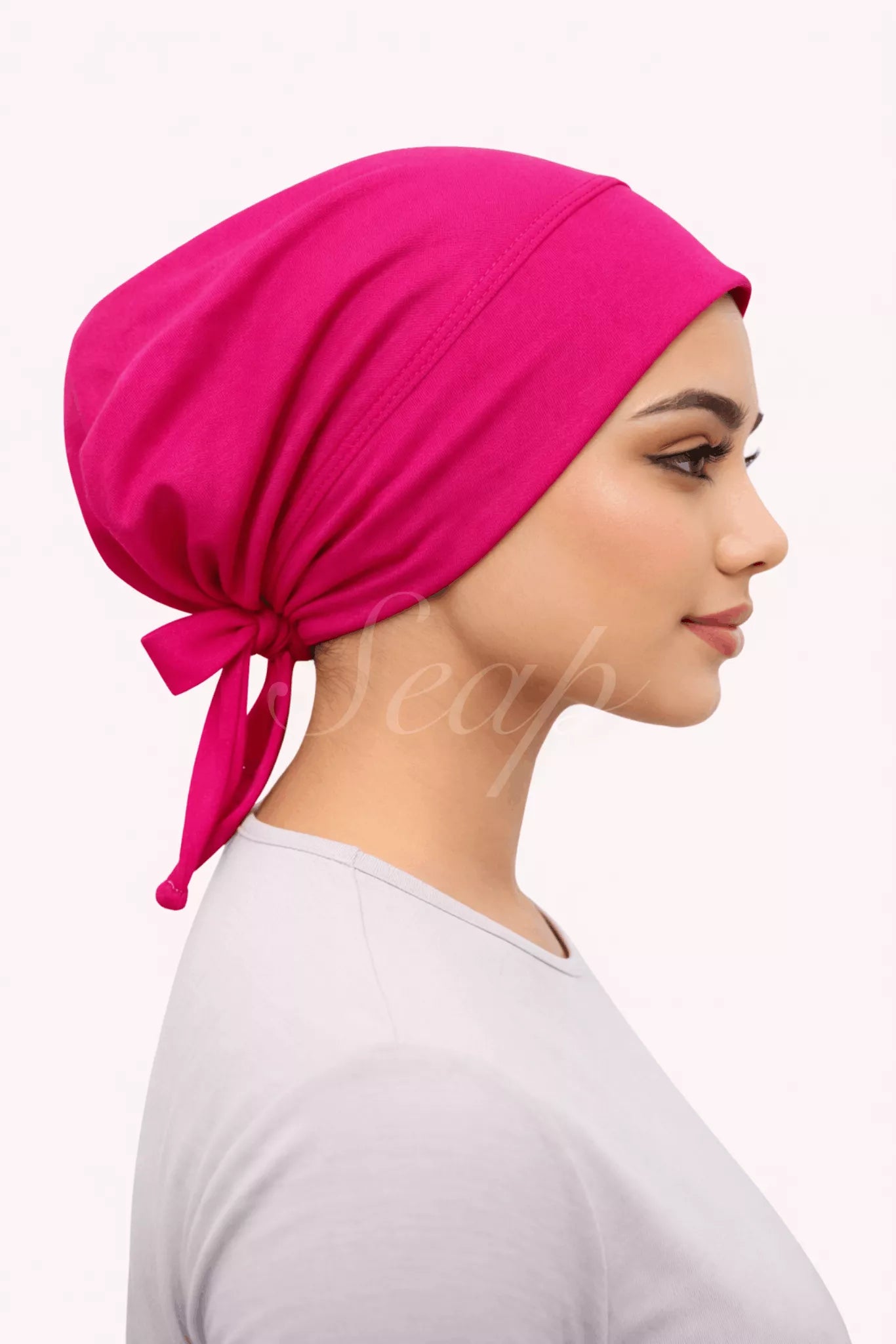 Knot Cap - Shocking Pink