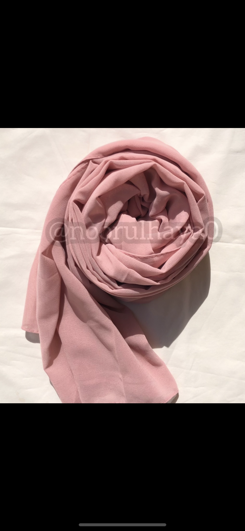 Georgette Hijab - Light Pink