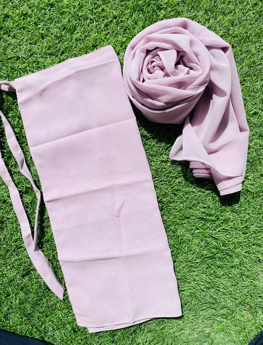 Hijab Naqab Set - Lilac
