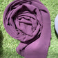 Georgette Hijab - Dark Purple