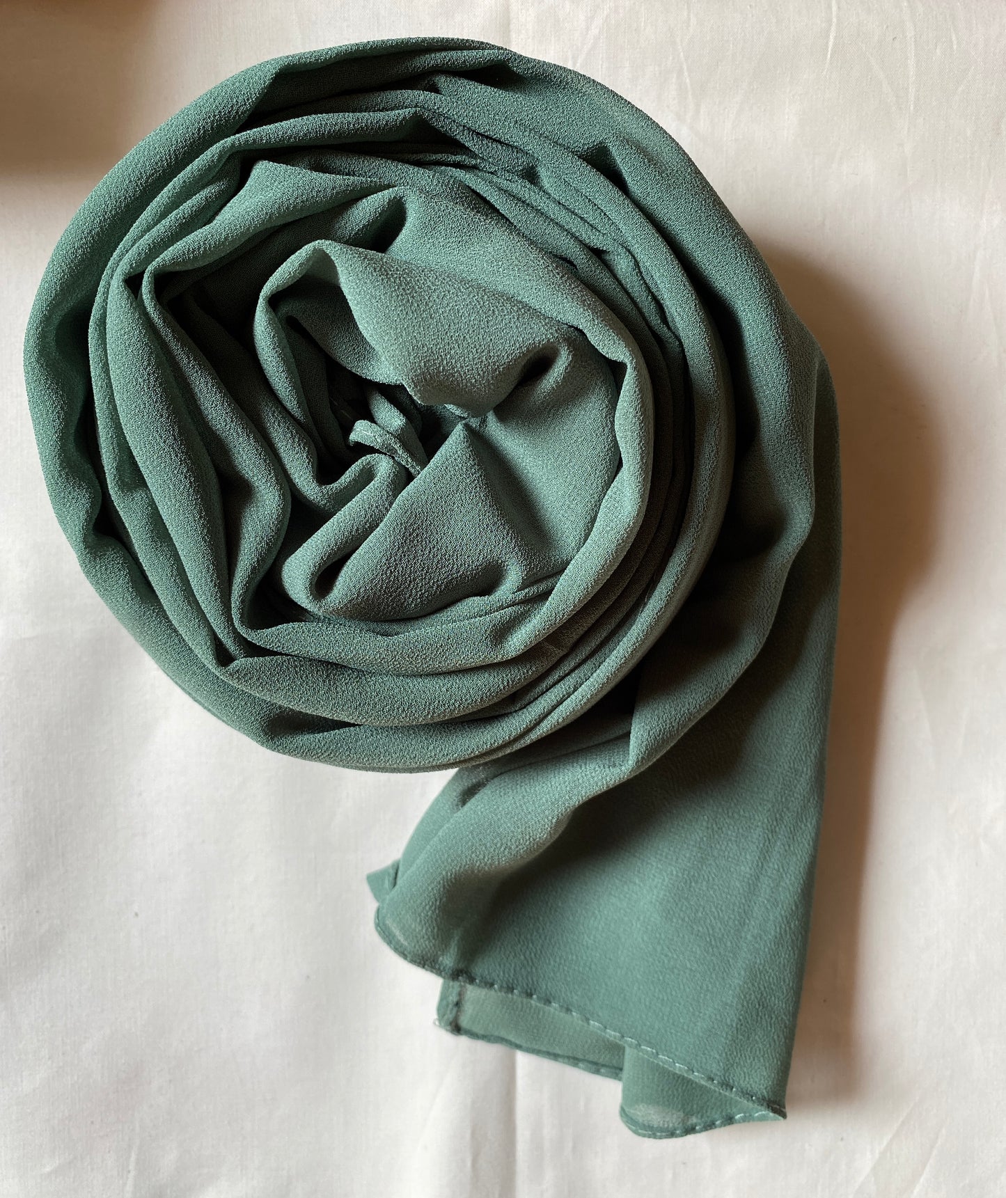Georgette Hijab - Deep Sea Green