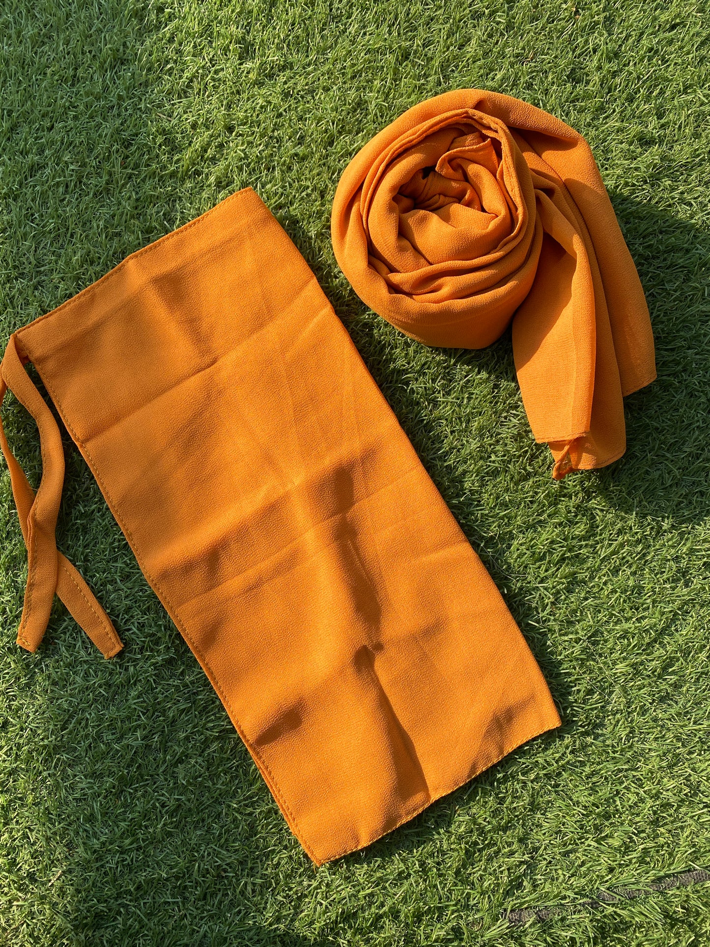 Hijab Naqab Set - Chrome Yellow