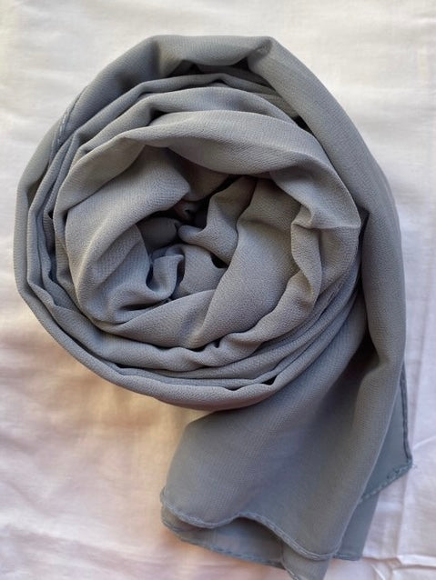 Georgette Hijab - Grey