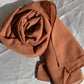 Georgette Hijab - Peachish Brown
