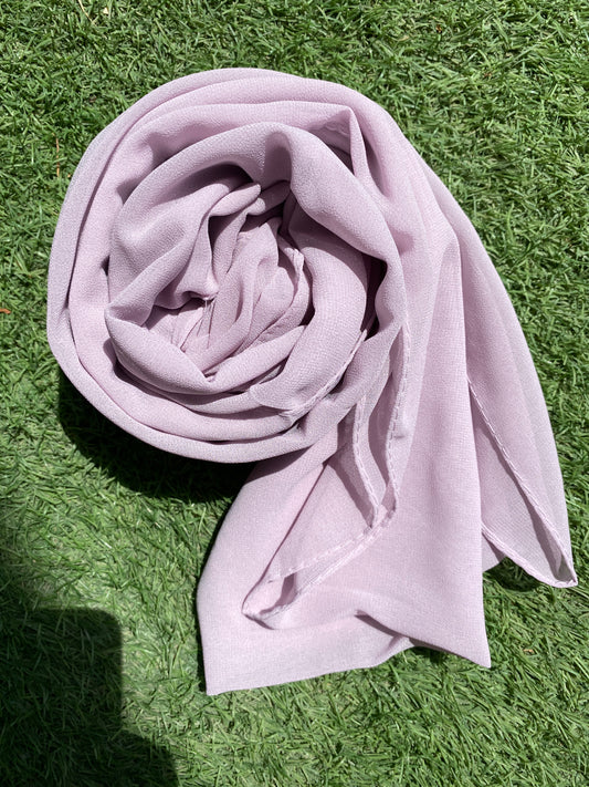 Georgette Hijab - Light Lavender