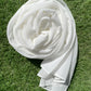 Georgette Hijab - Milky White