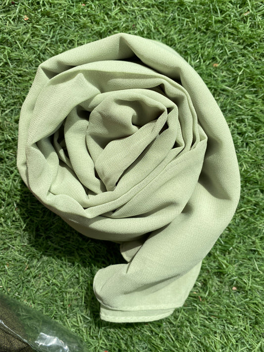 Georgette Hijab - Pistachio