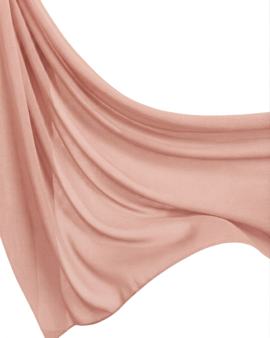 Georgette Hijab - Blush Pink
