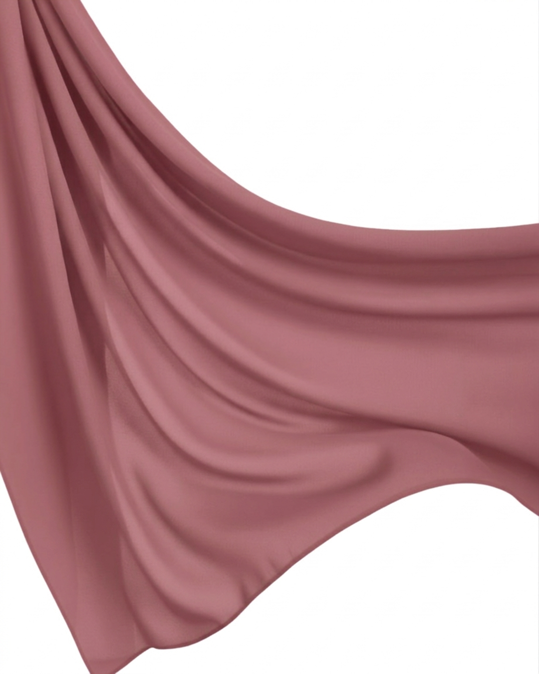 Georgette Hijab - Carnation Pink