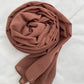 Georgette Hijab - Powder Brown