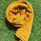 Georgette Hijab - Mustard Yellow