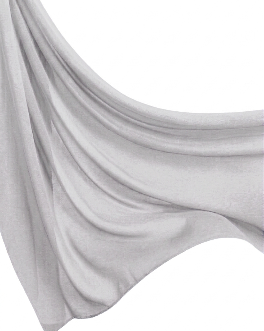 Georgette Hijab - Light Grey