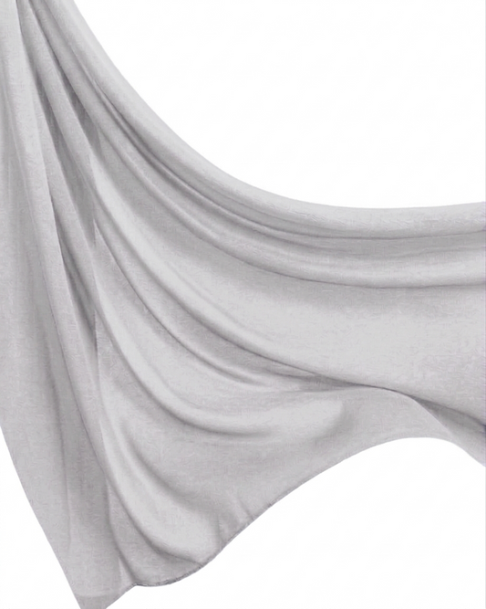 Georgette Hijab - Light Grey