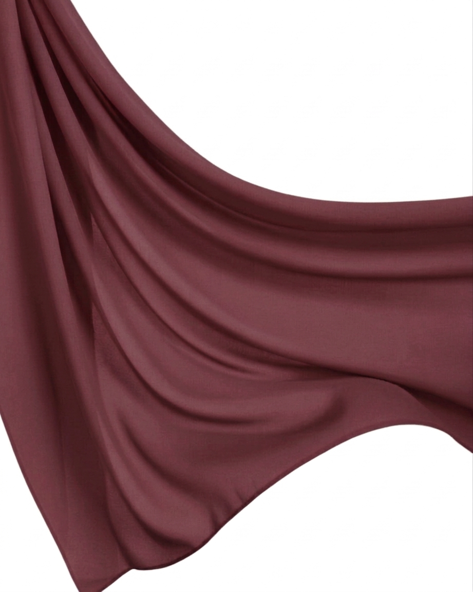 Georgette Hijab - Mulberry