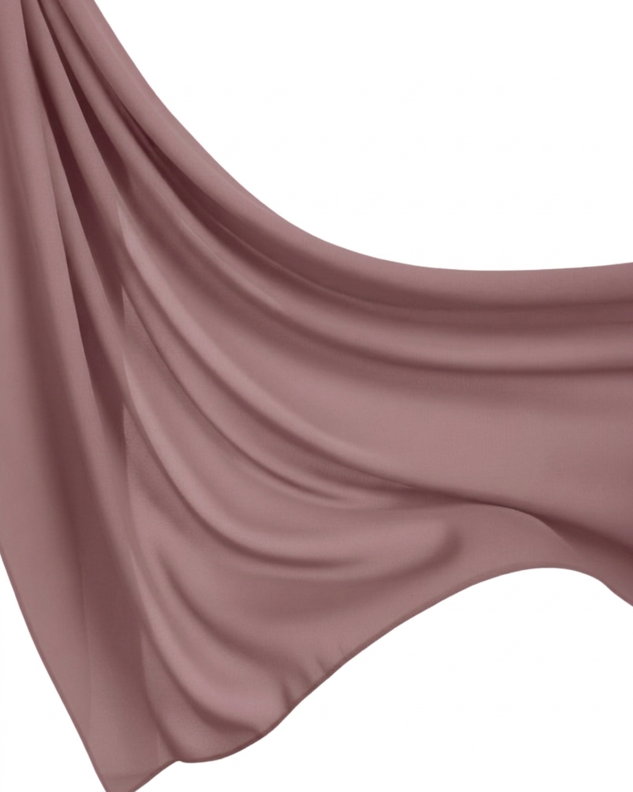 Georgette Hijab - Opera Mauve