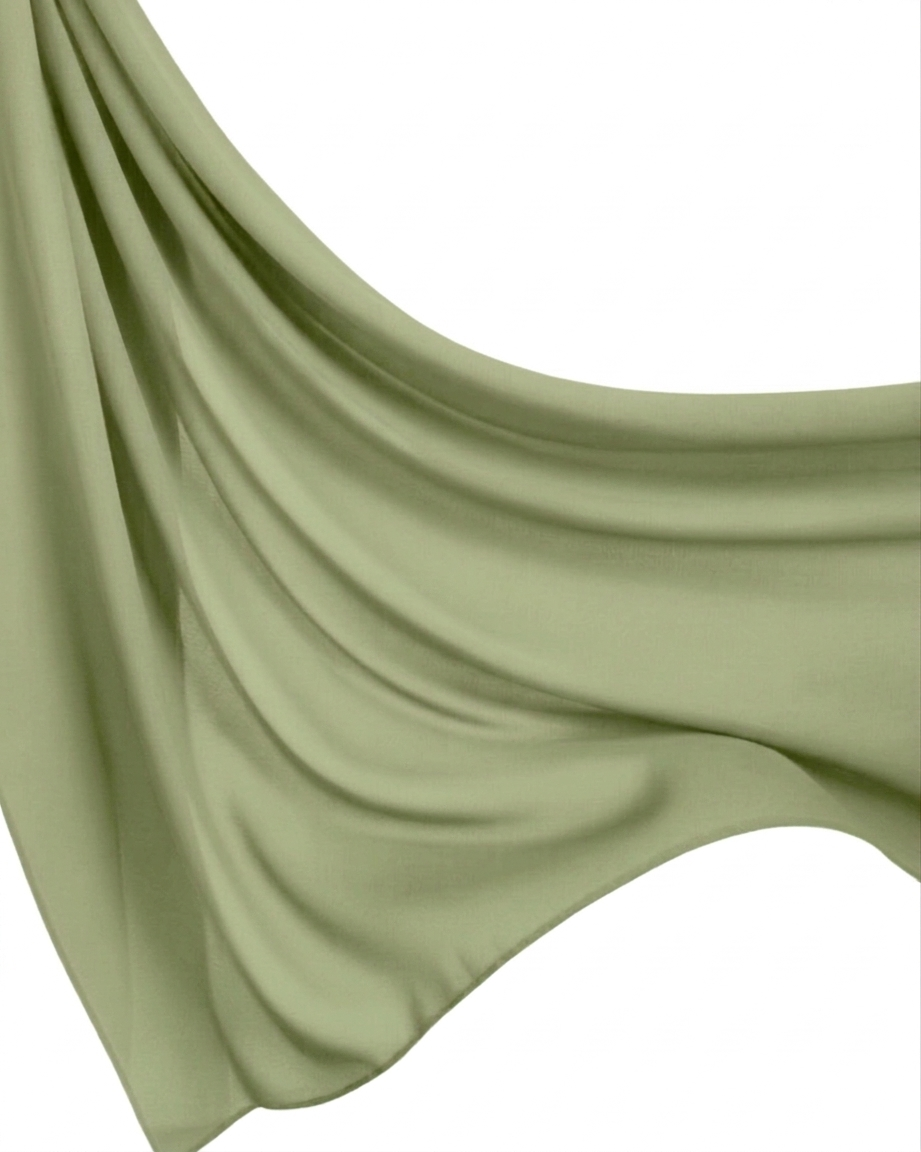 Georgette Hijab - Pistachio