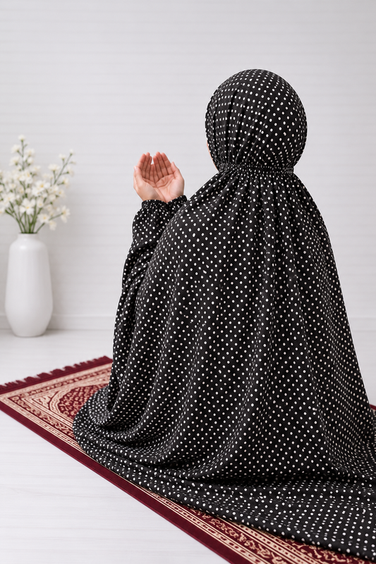 Printed Namaz Chaddar - Polka Dots