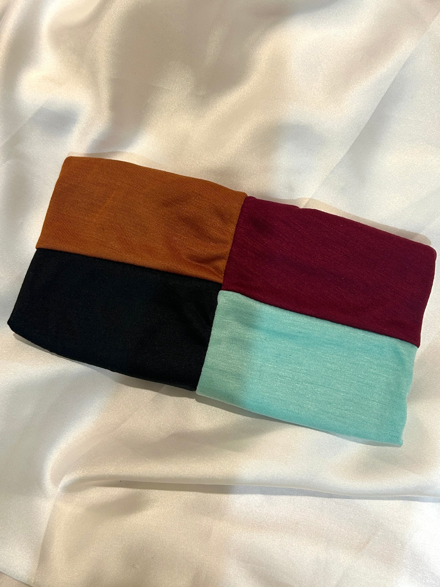 4 in 1 Caps - Rust, Maroon, Black, Seafoam Green