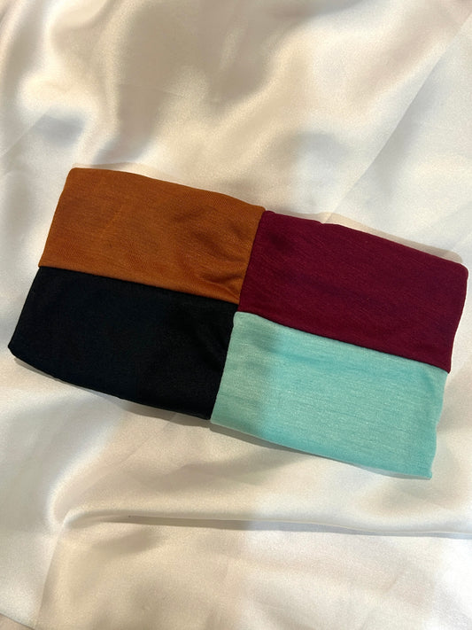 4 in 1 Caps - Rust, Maroon, Black, Seafoam Green