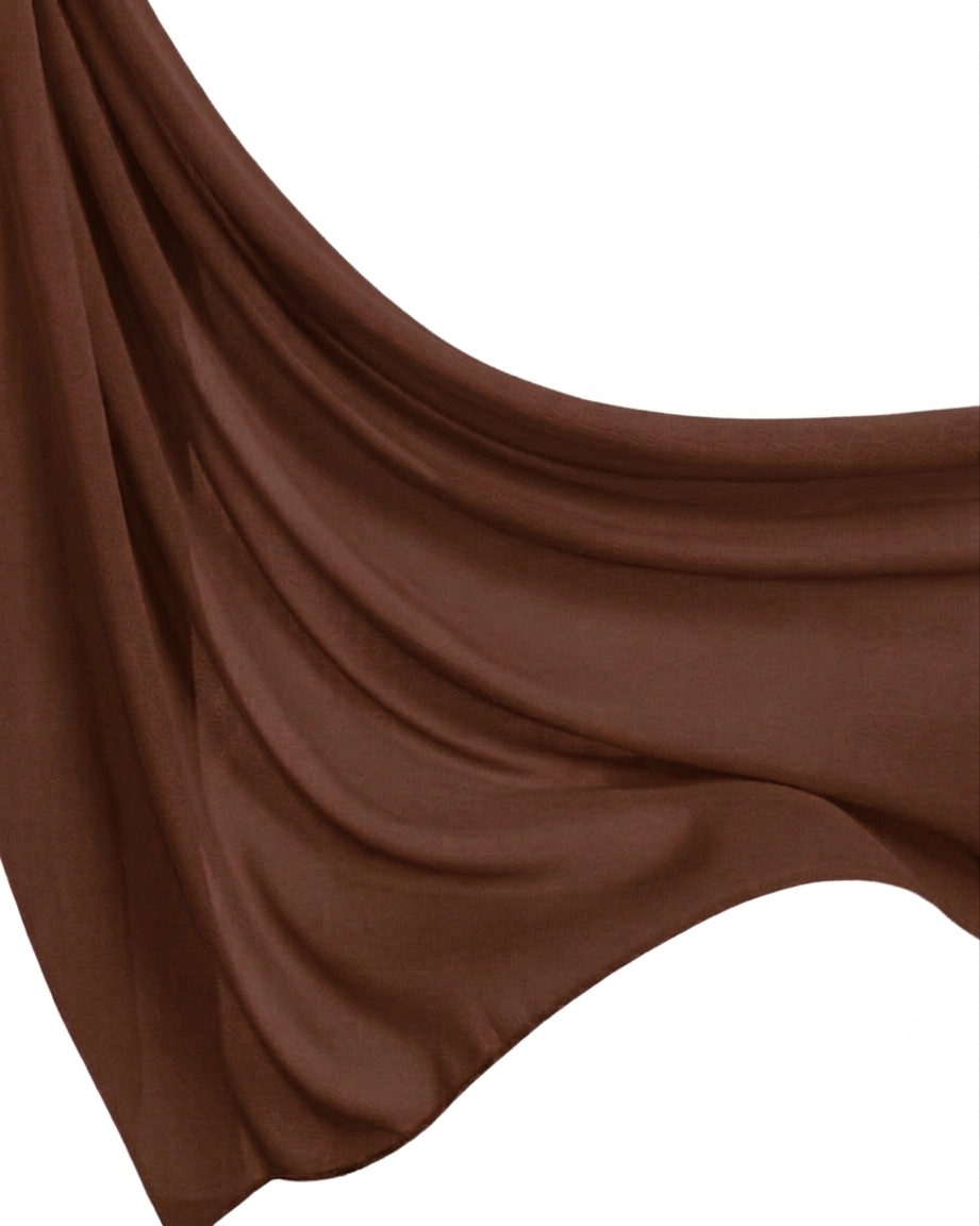 Georgette Hijab - Rust