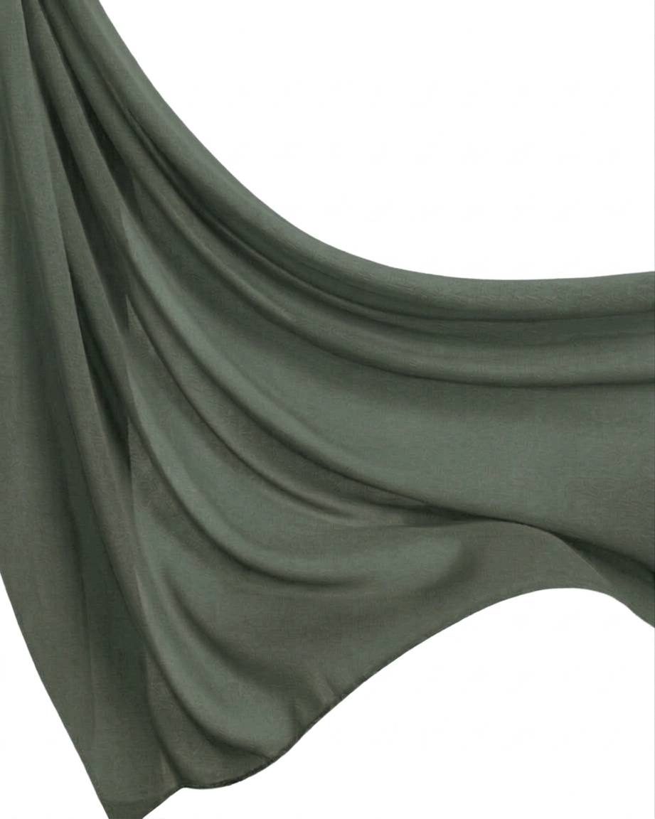 Georgette Hijab - Sage Green
