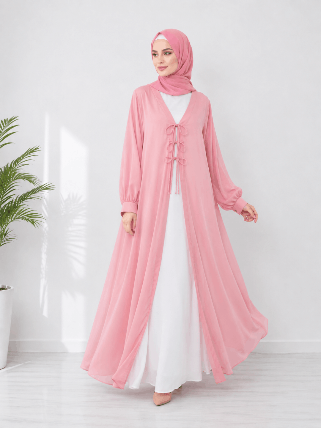 Dust Petal Double Abaya