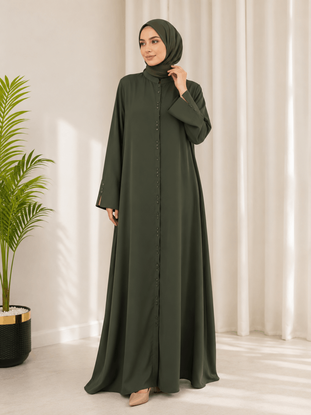 Olive Grace Laser Nida Abaya