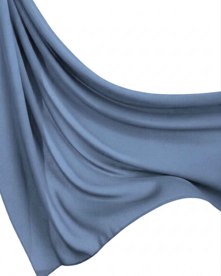 Georgette Hijab - Sky Blue