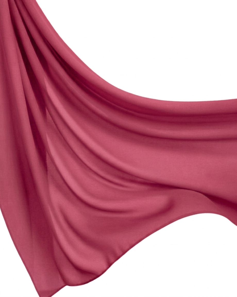 Georgette Hijab - Wild Orchid