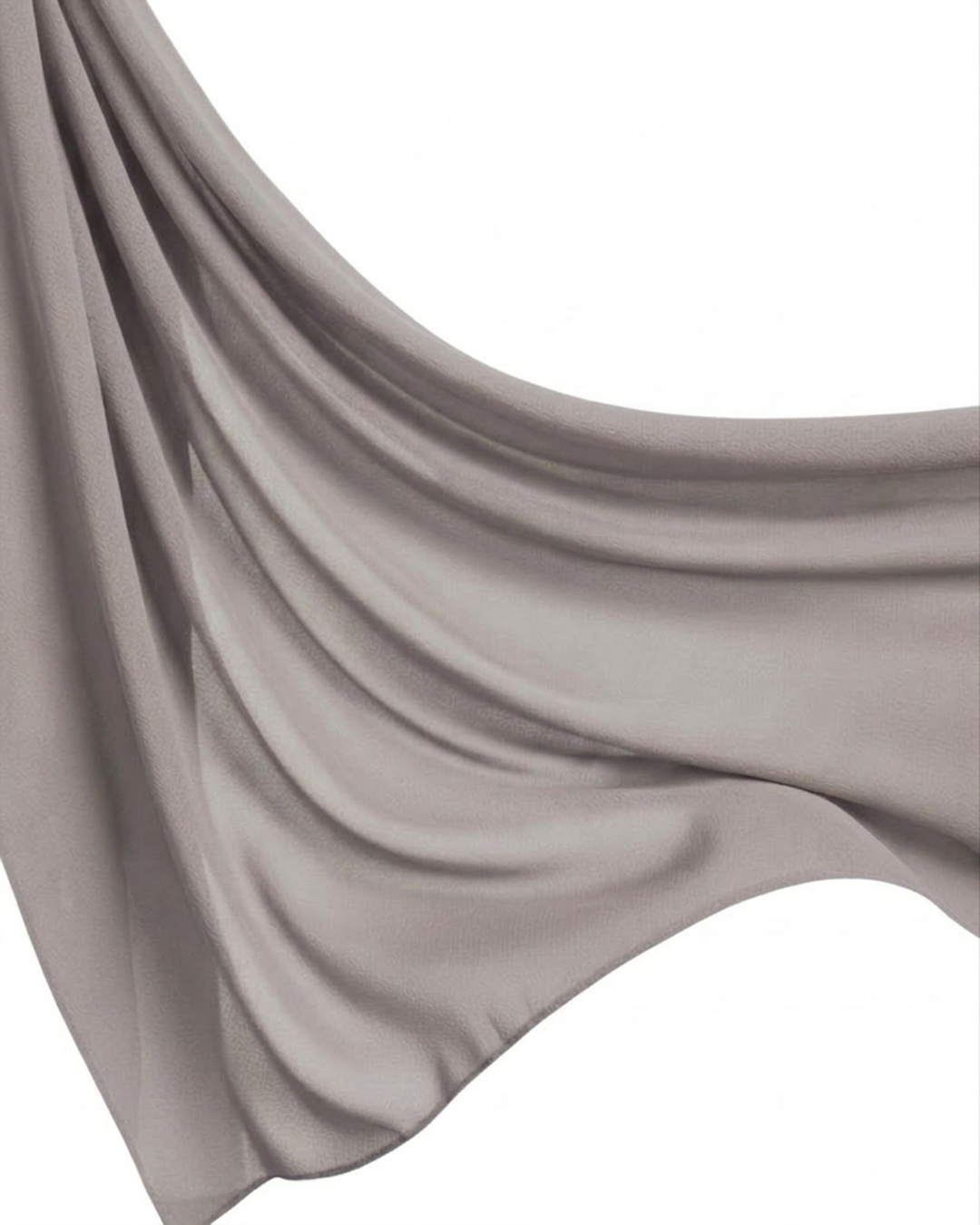 Georgette Hijab - Ash Grey