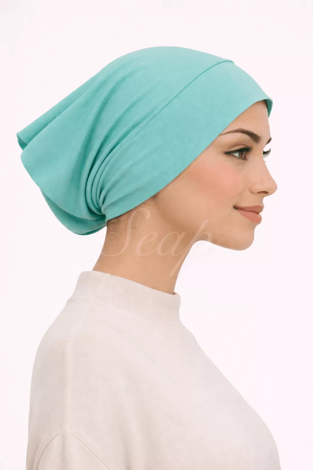 Tube Cap - Bright Seafoam Green