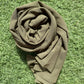Georgette Hijab - Army Green