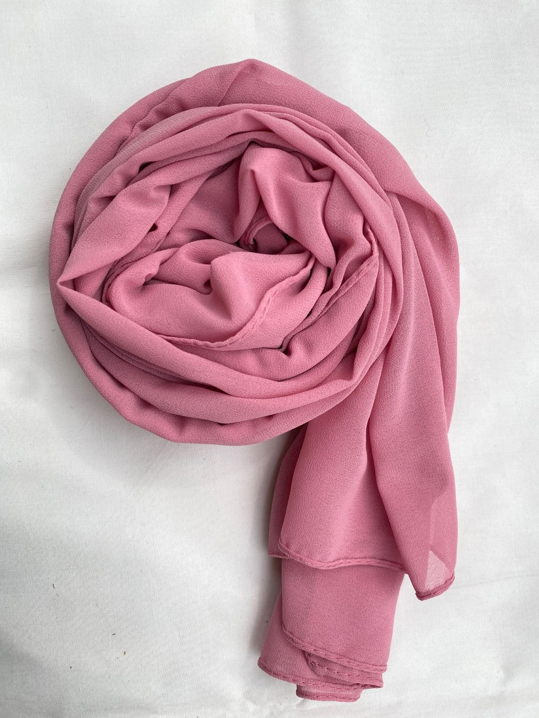 Georgette Hijab - Carnation Pink