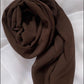 Georgette Hijab - Chocolate Brown