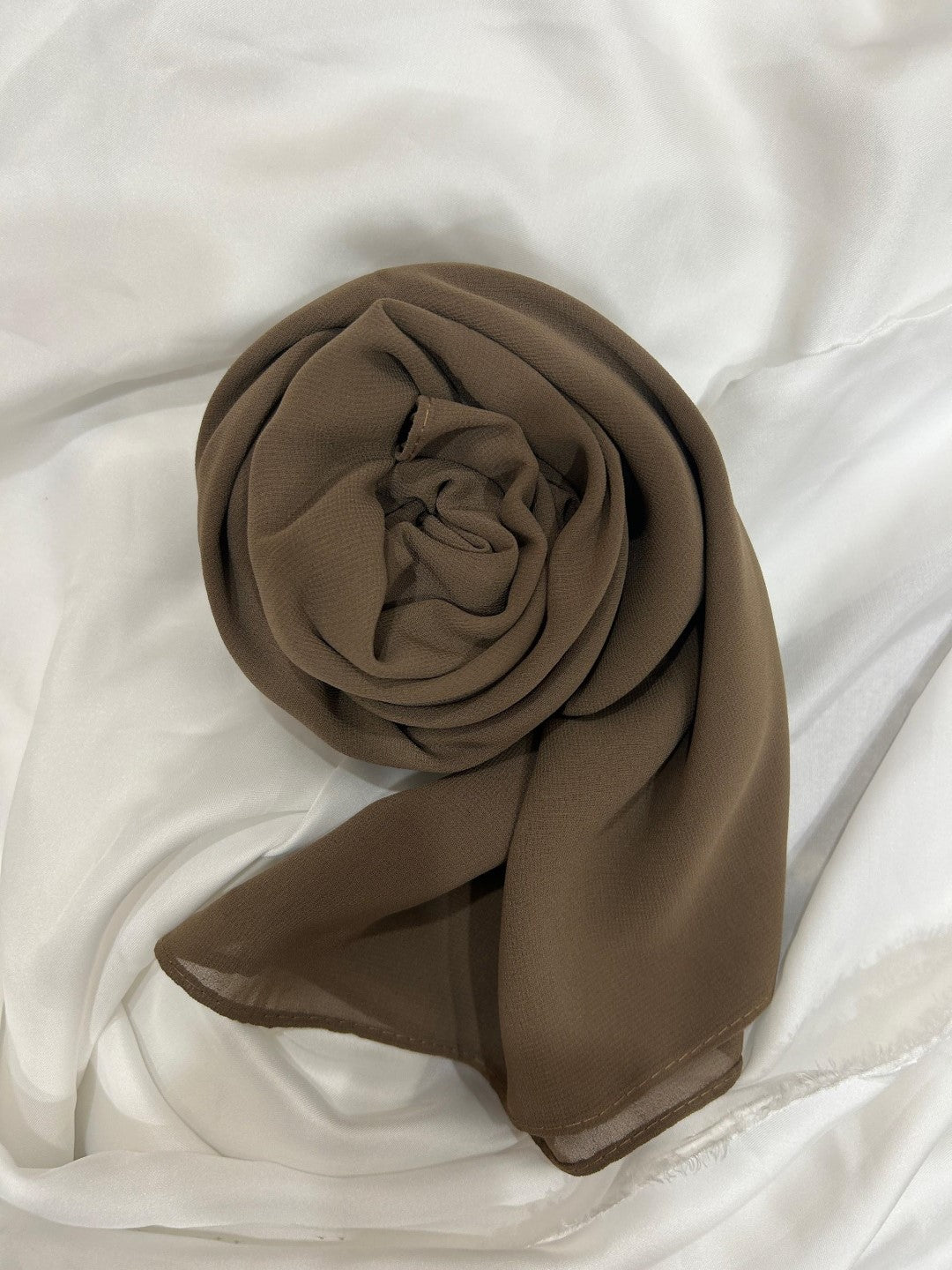 Georgette Hijab - Coffee