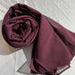Georgette Hijab - Dark Burgundy