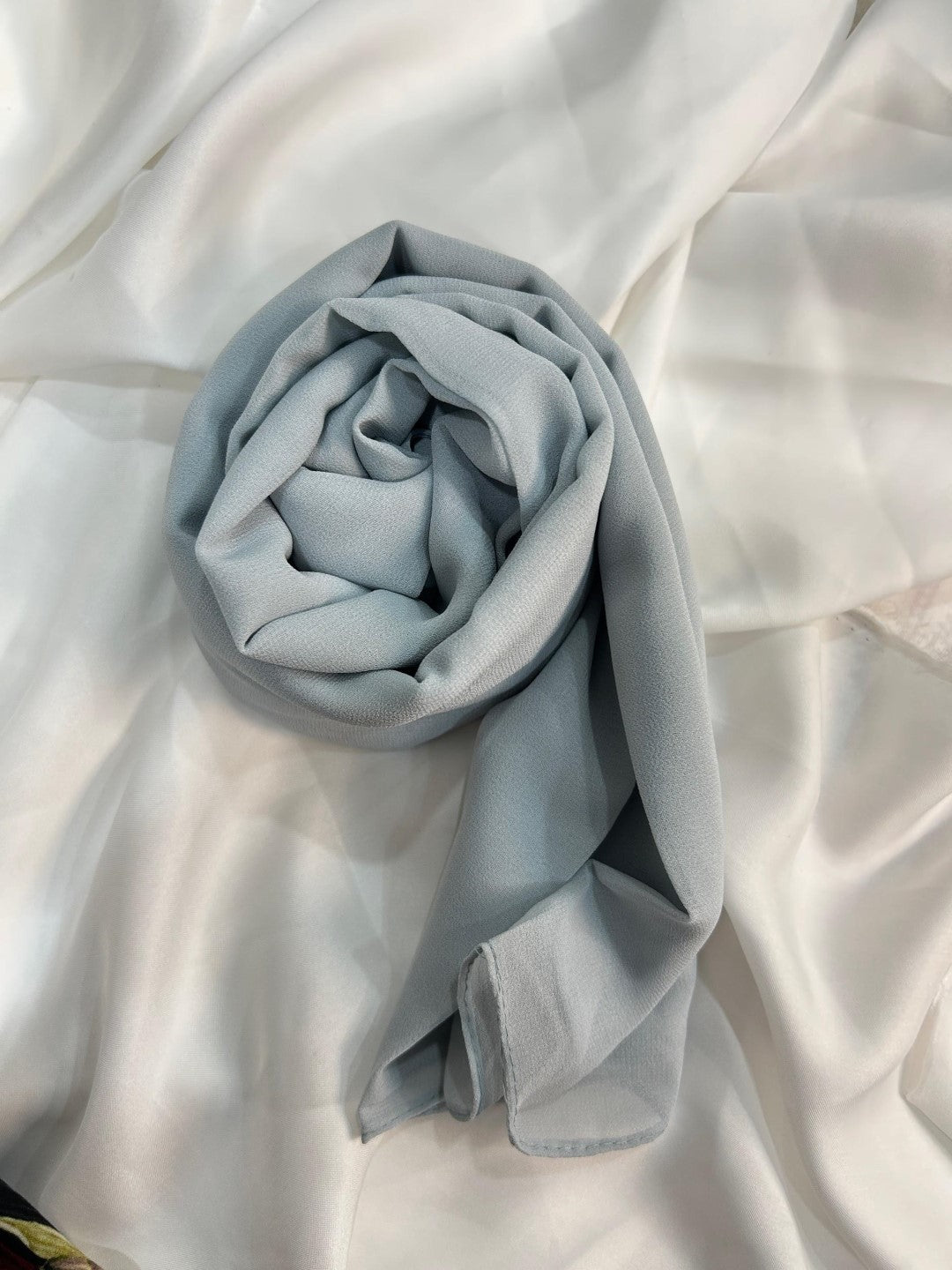 Georgette Hijab - Light Grey