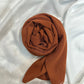 Georgette Hijab - Rust